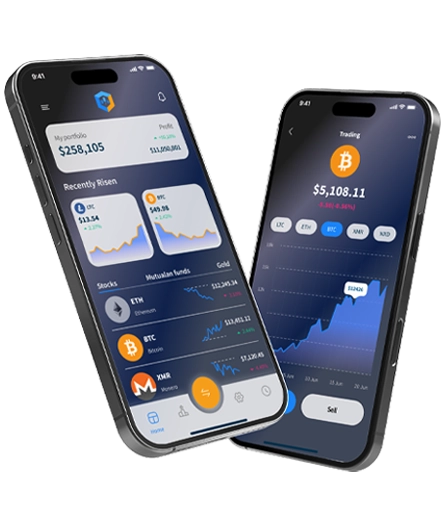 App Móvil de Trading de HarvexFin crypto